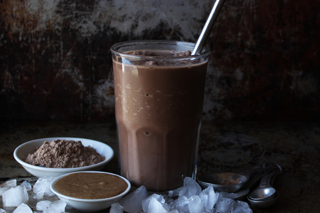 Chocolate protein shake
