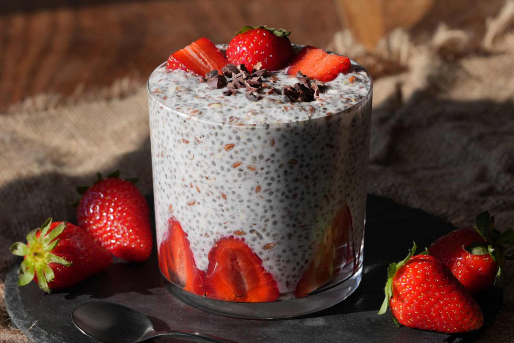 Chia Pudding mit A2 Protein