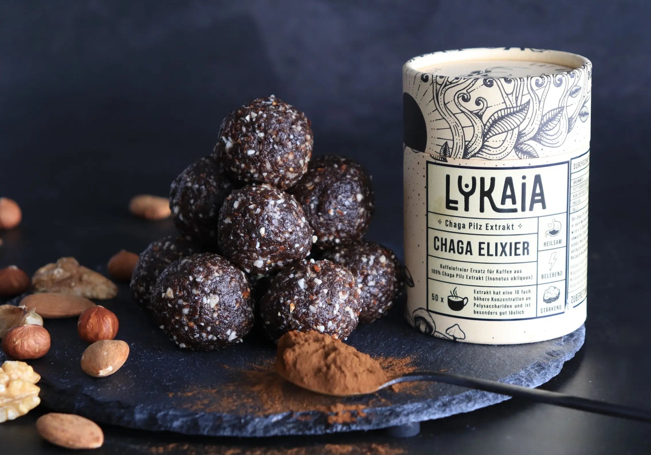 Chaga Energy Bliss Balls