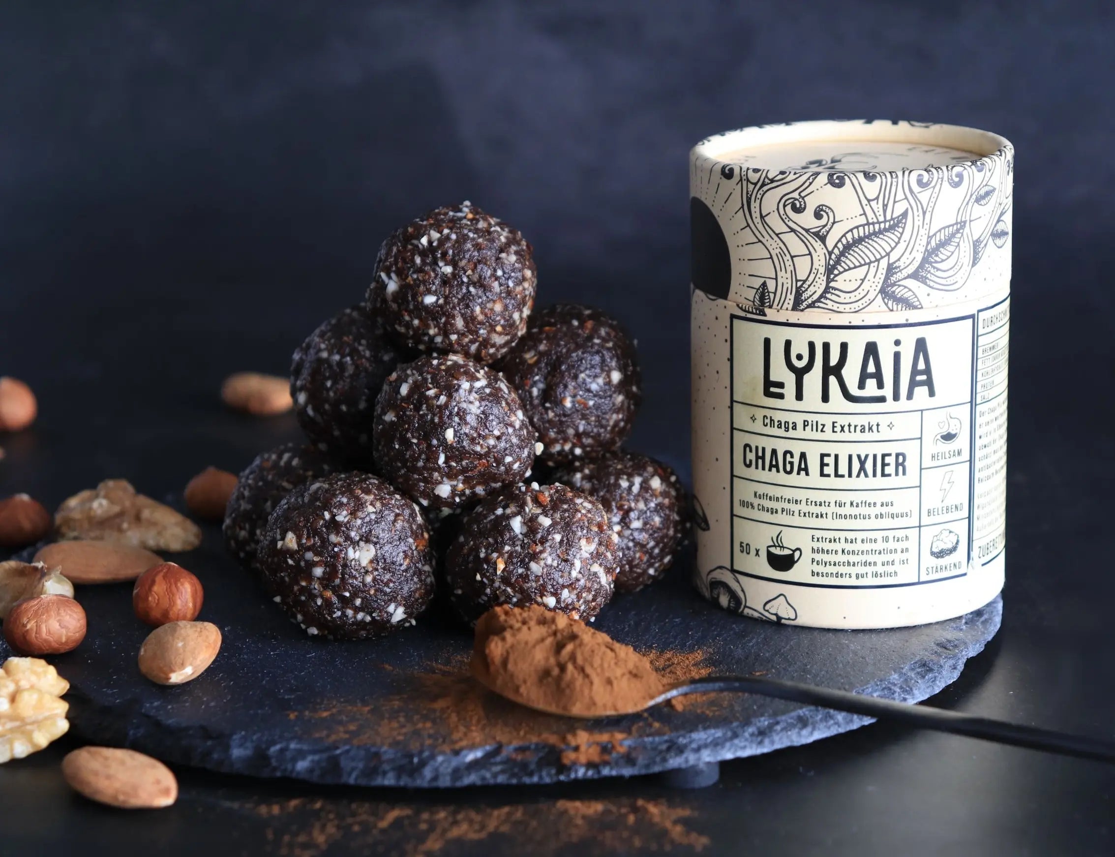 Chaga Energy Bliss Balls