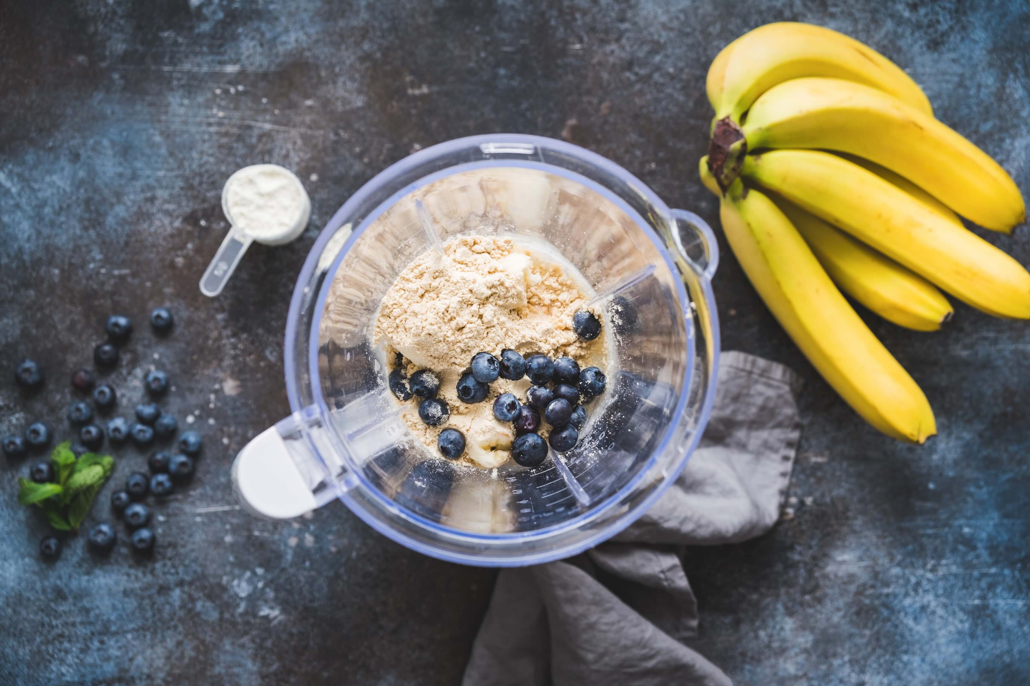 Vegane Ernährungsweise und veganes Protein aus Shakes