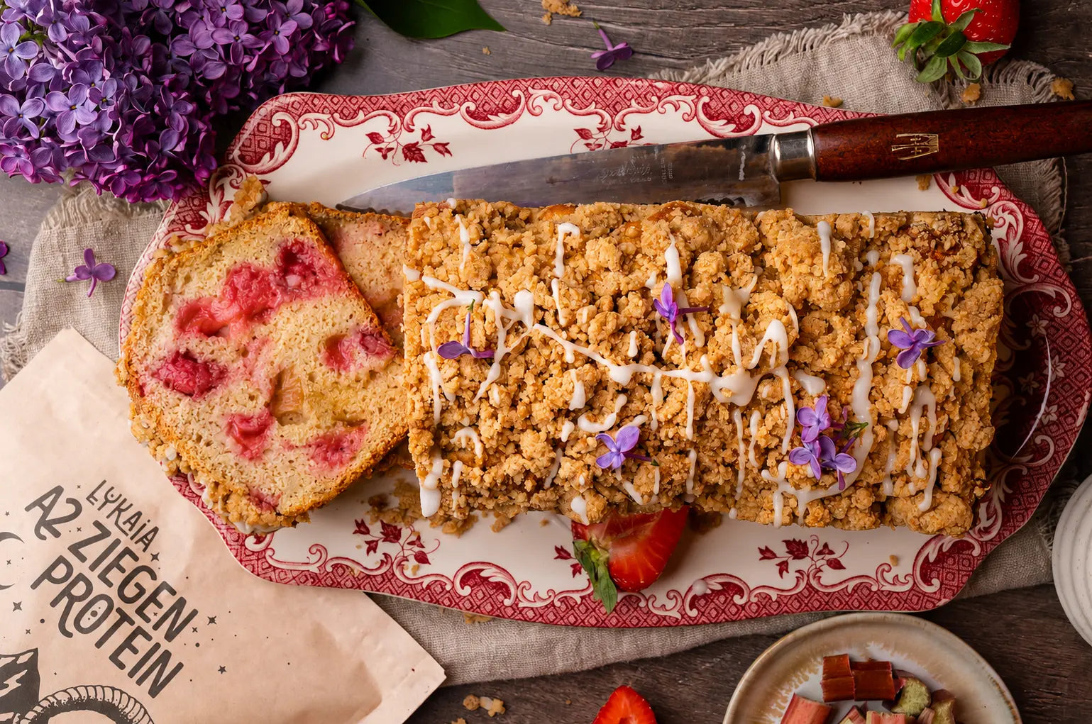 Rhabarber Bananenbrot