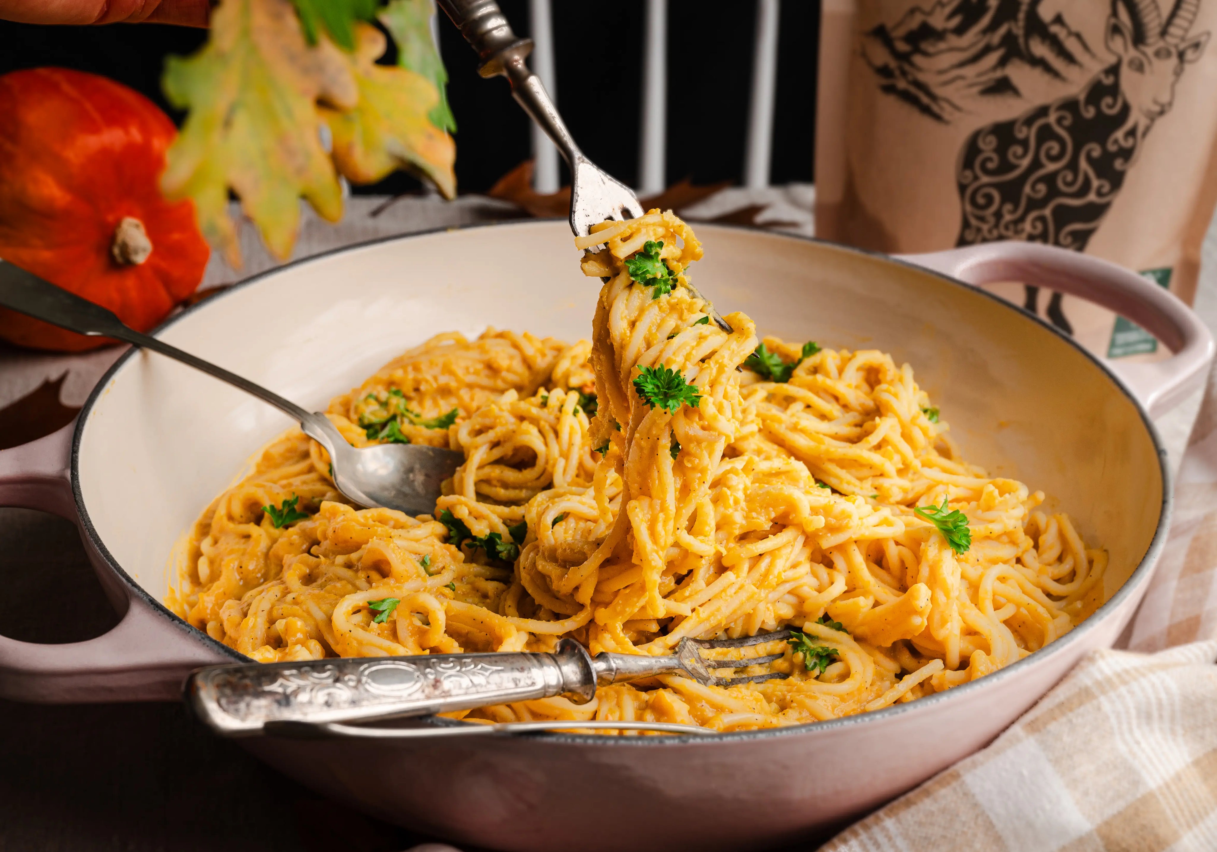 Protein Kürbis Pasta