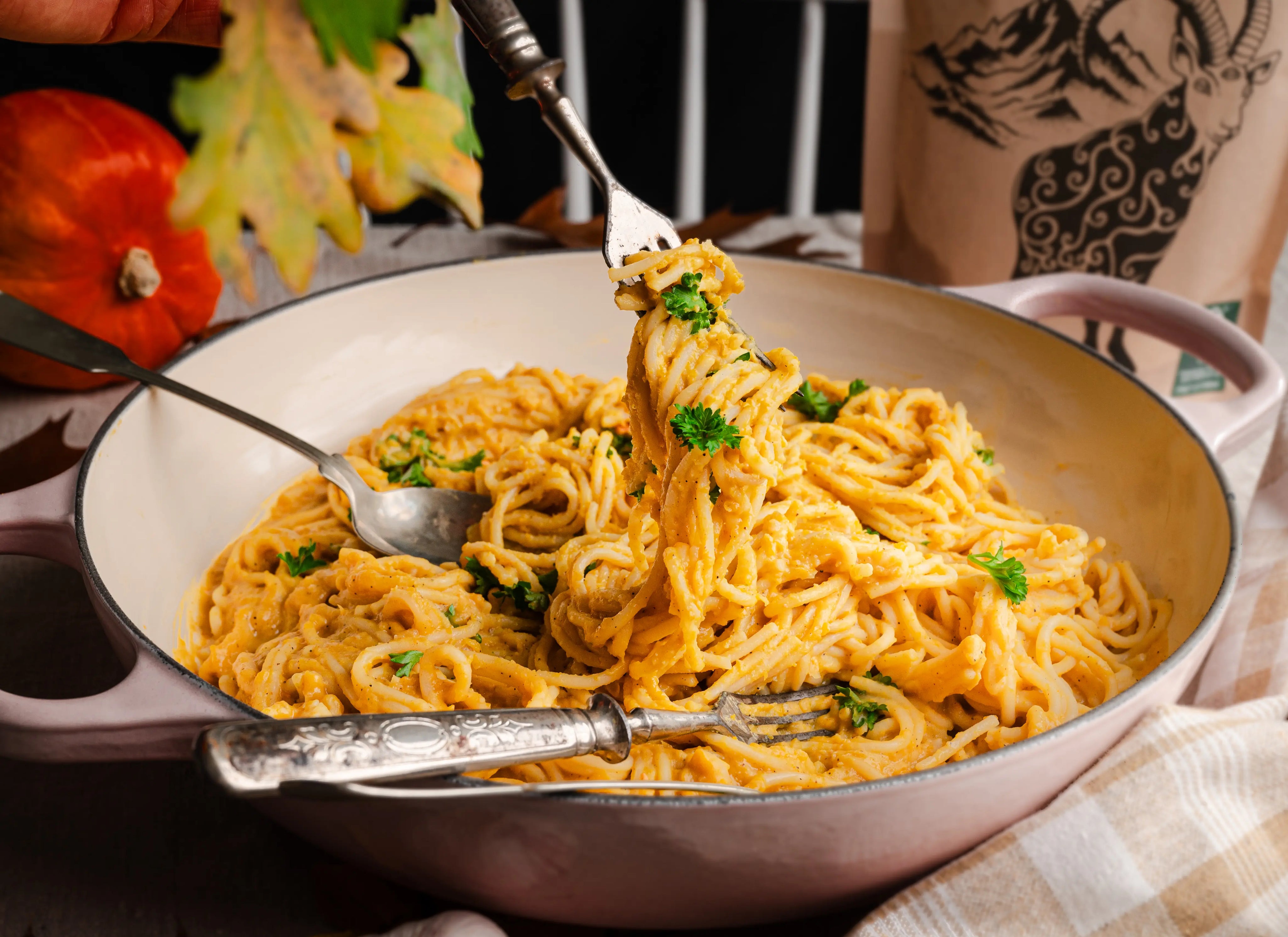 Protein Kürbis Pasta