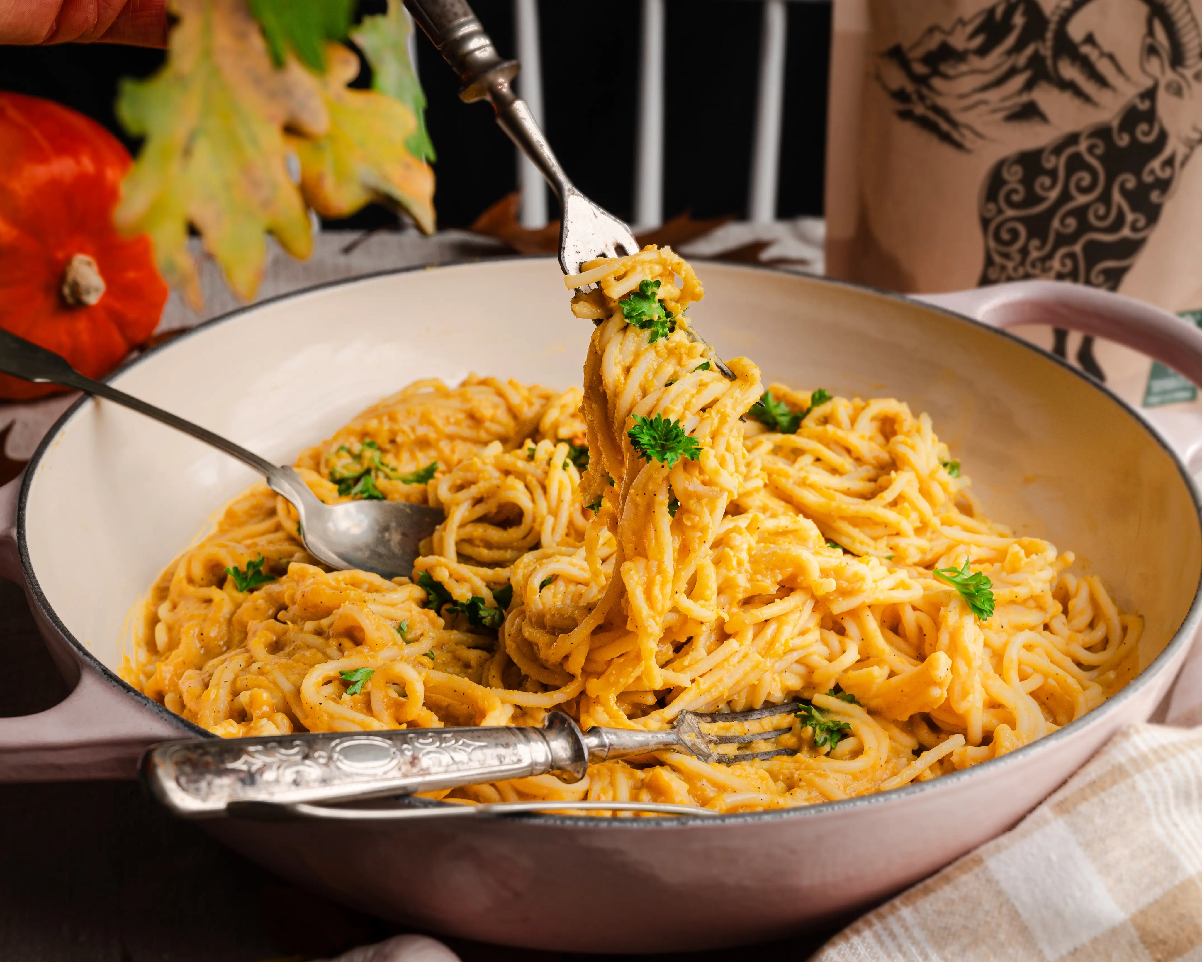 Protein Kürbis Pasta