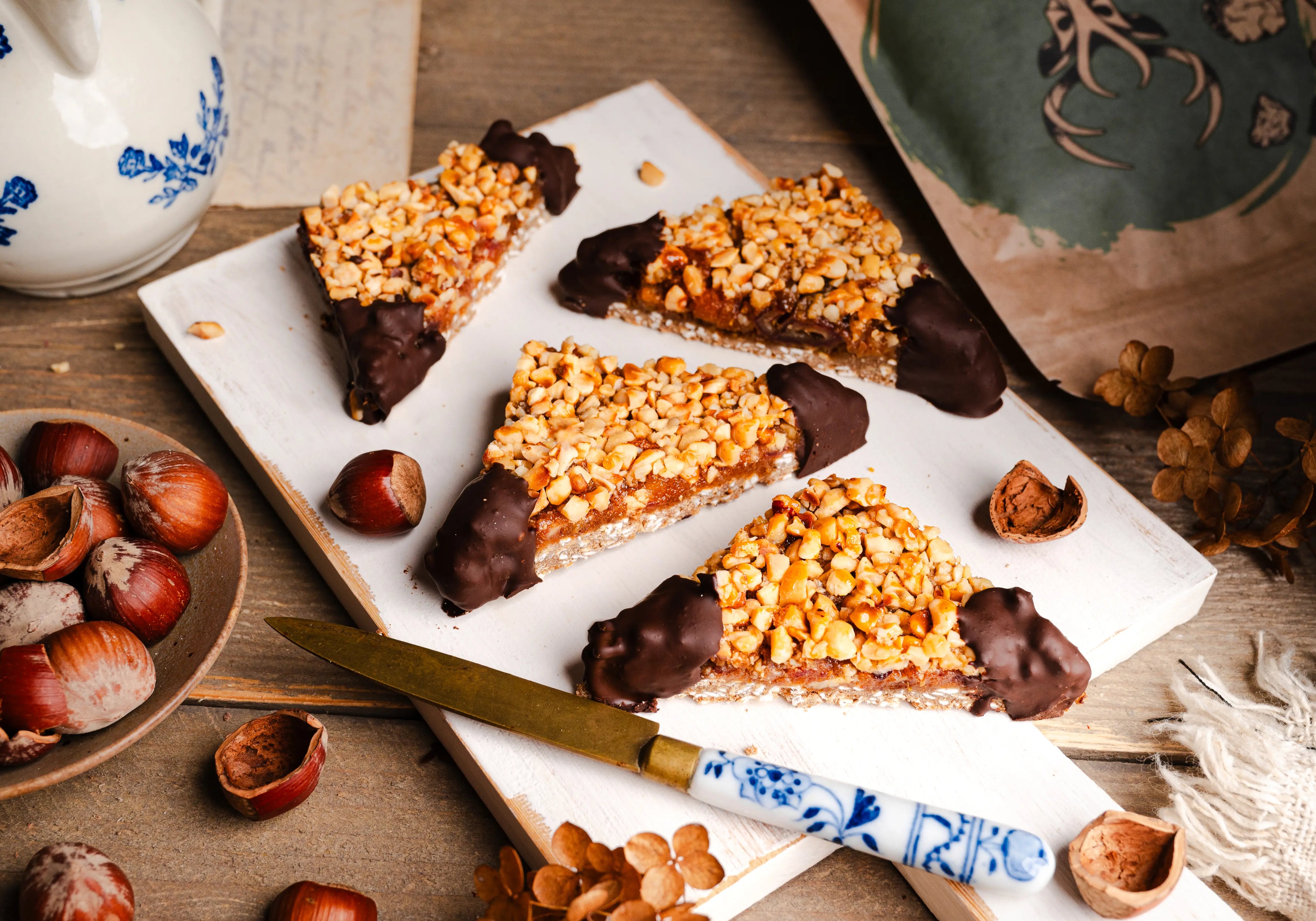 Glutenfreie Nussecken