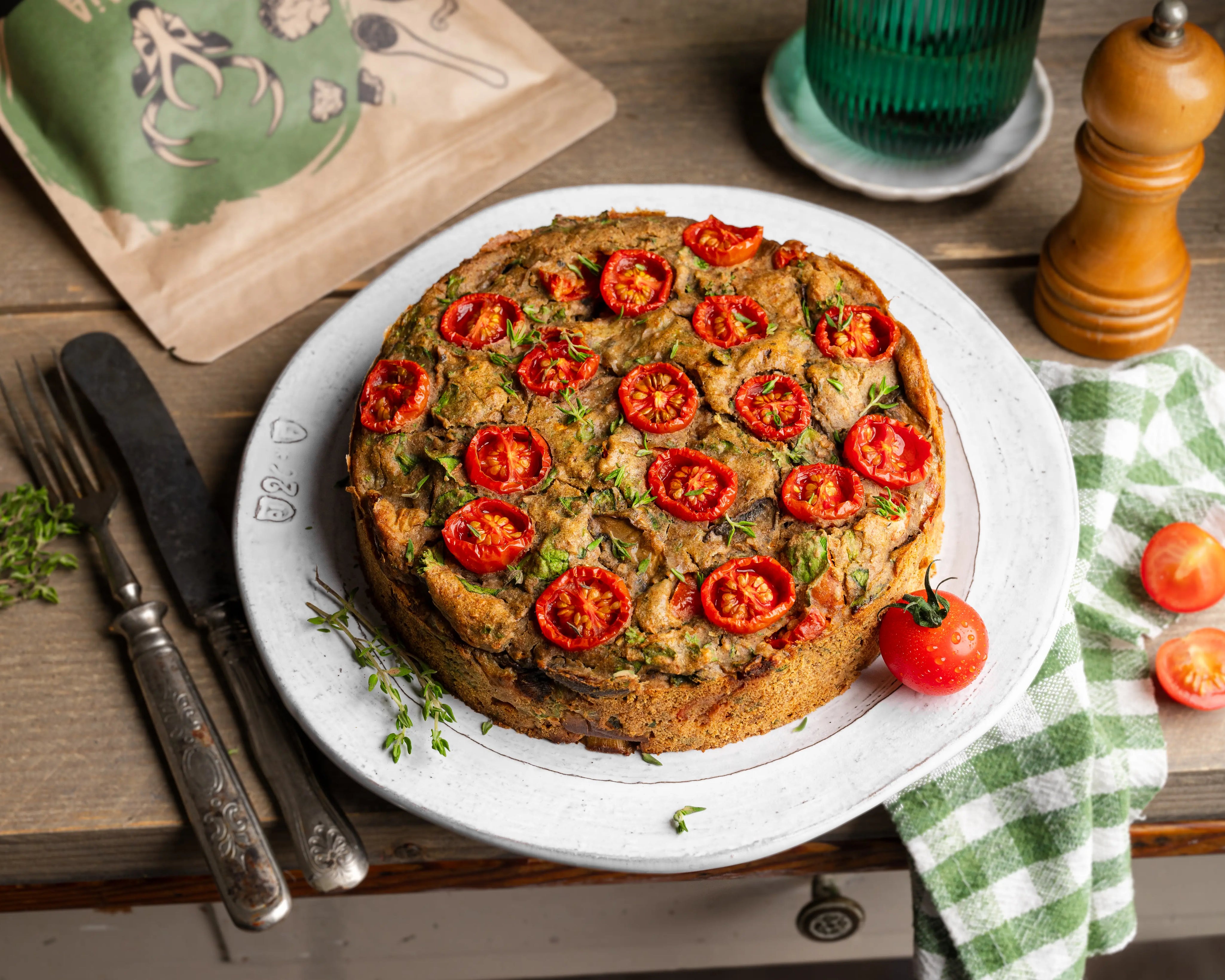 Vegane Gemüse Quiche