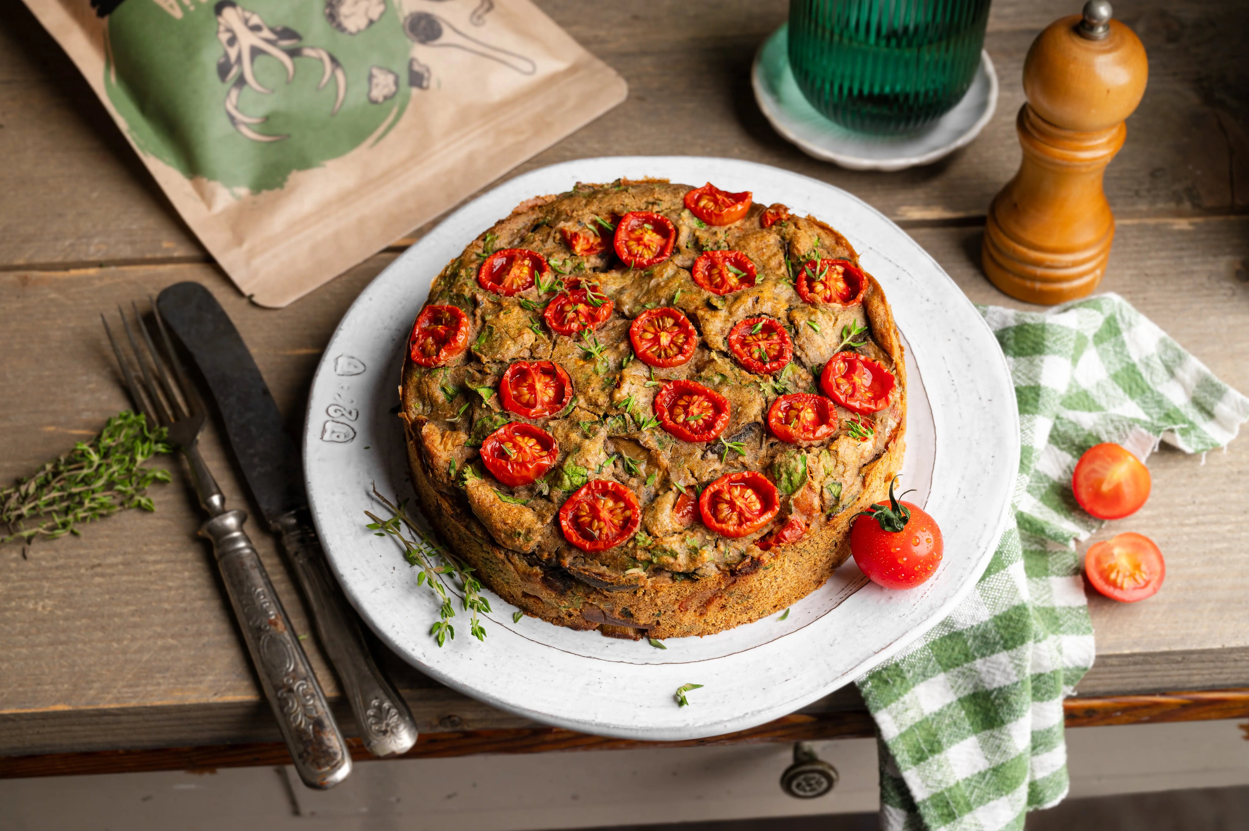 Vegane Gemüse Quiche