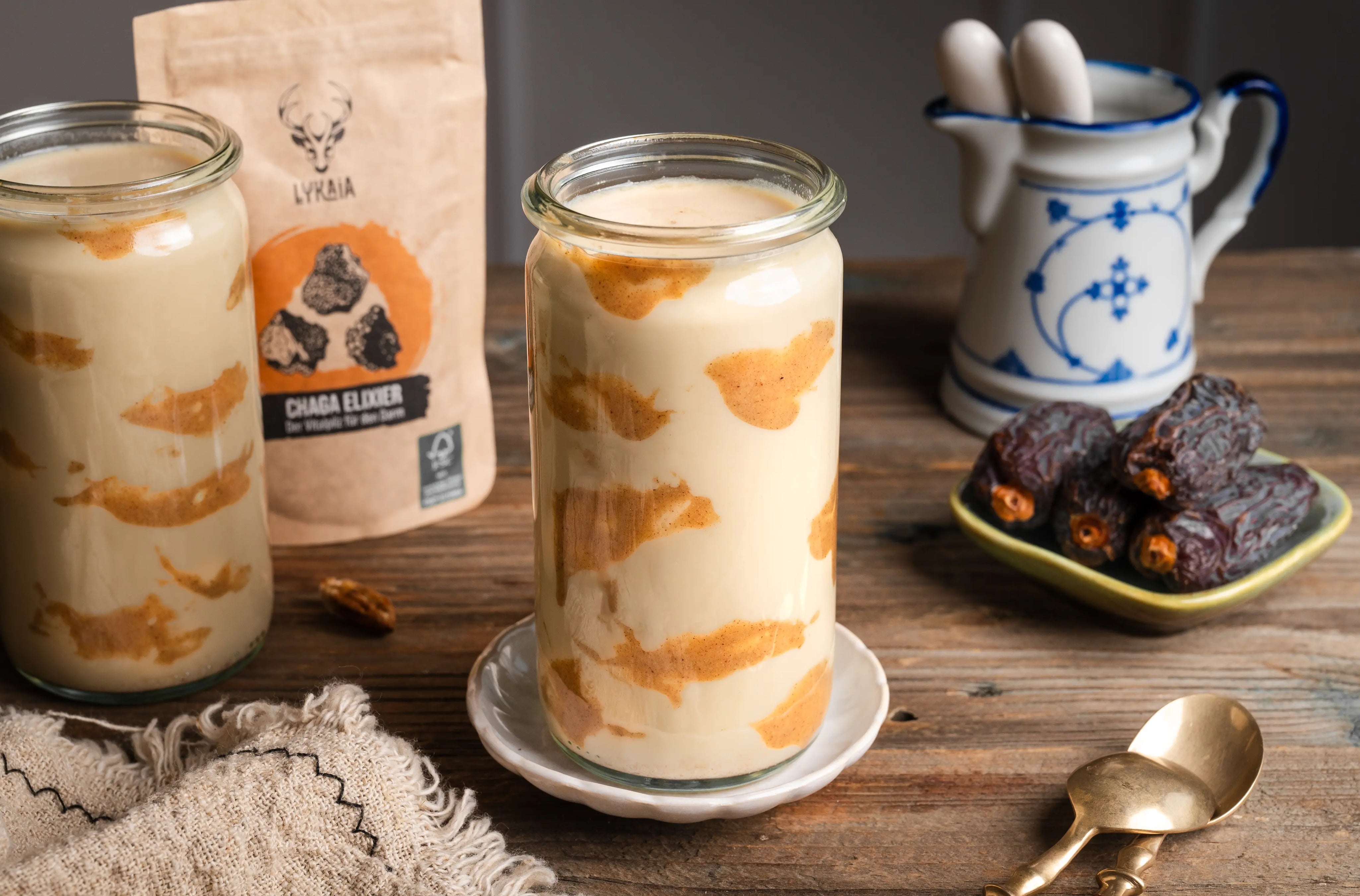 Karamell Chaga Latte