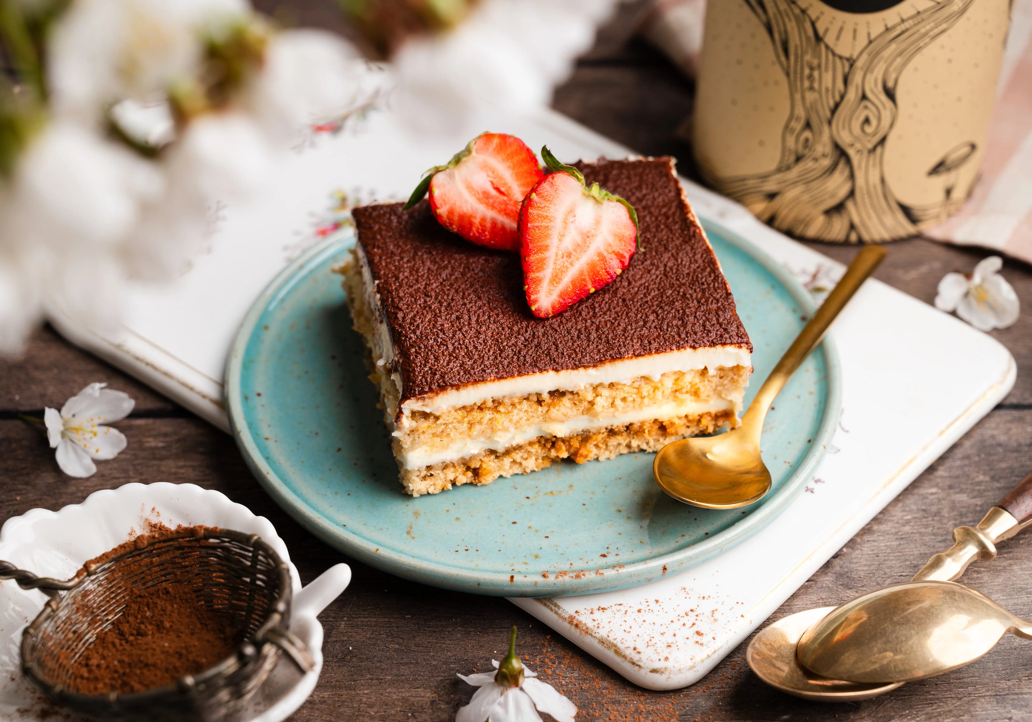 Gesundes Tiramisu