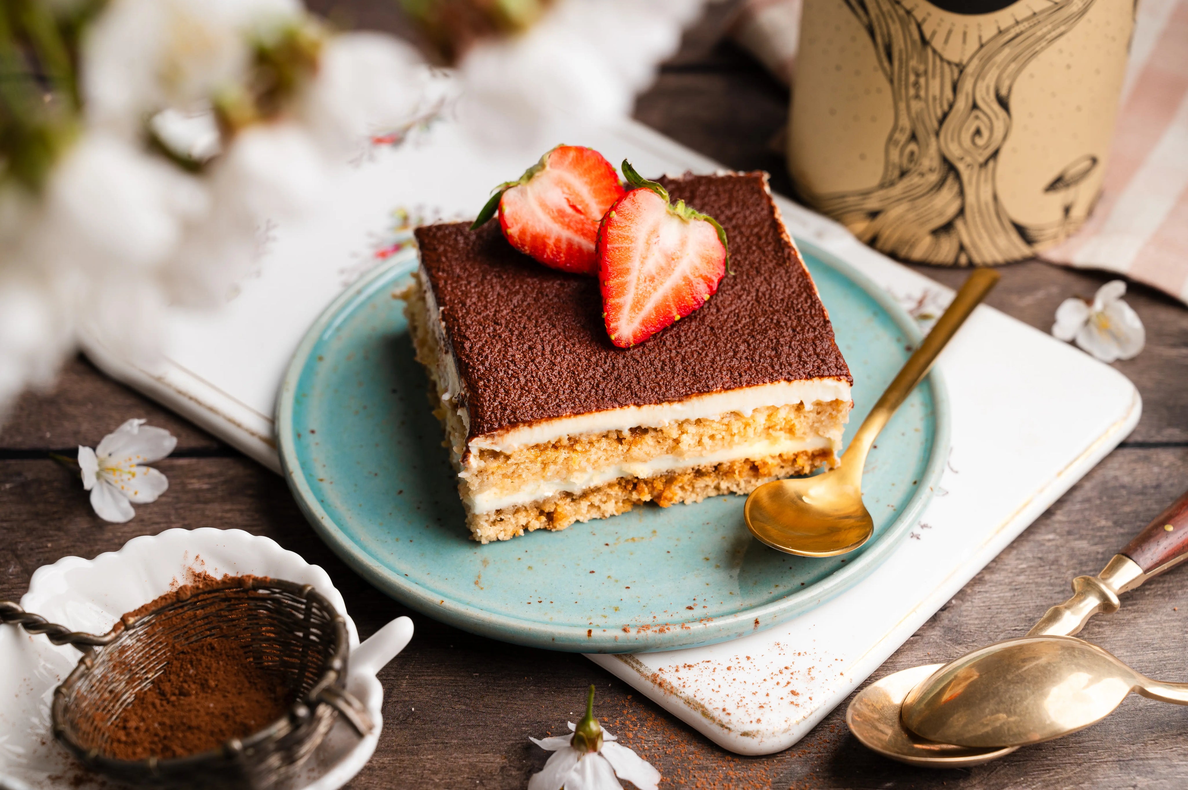 Gesundes Tiramisu