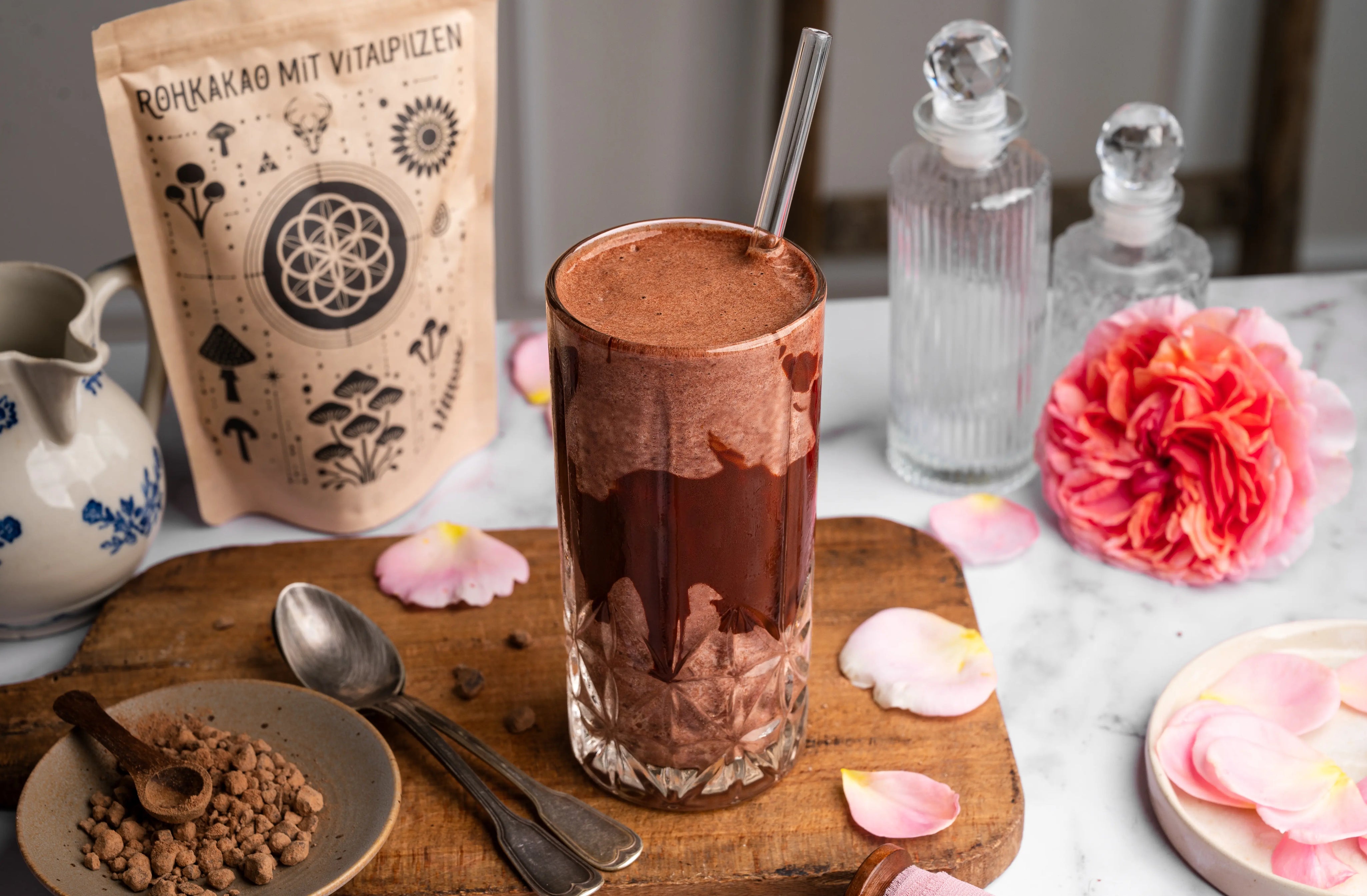 Iced Rohkakao Smoothie