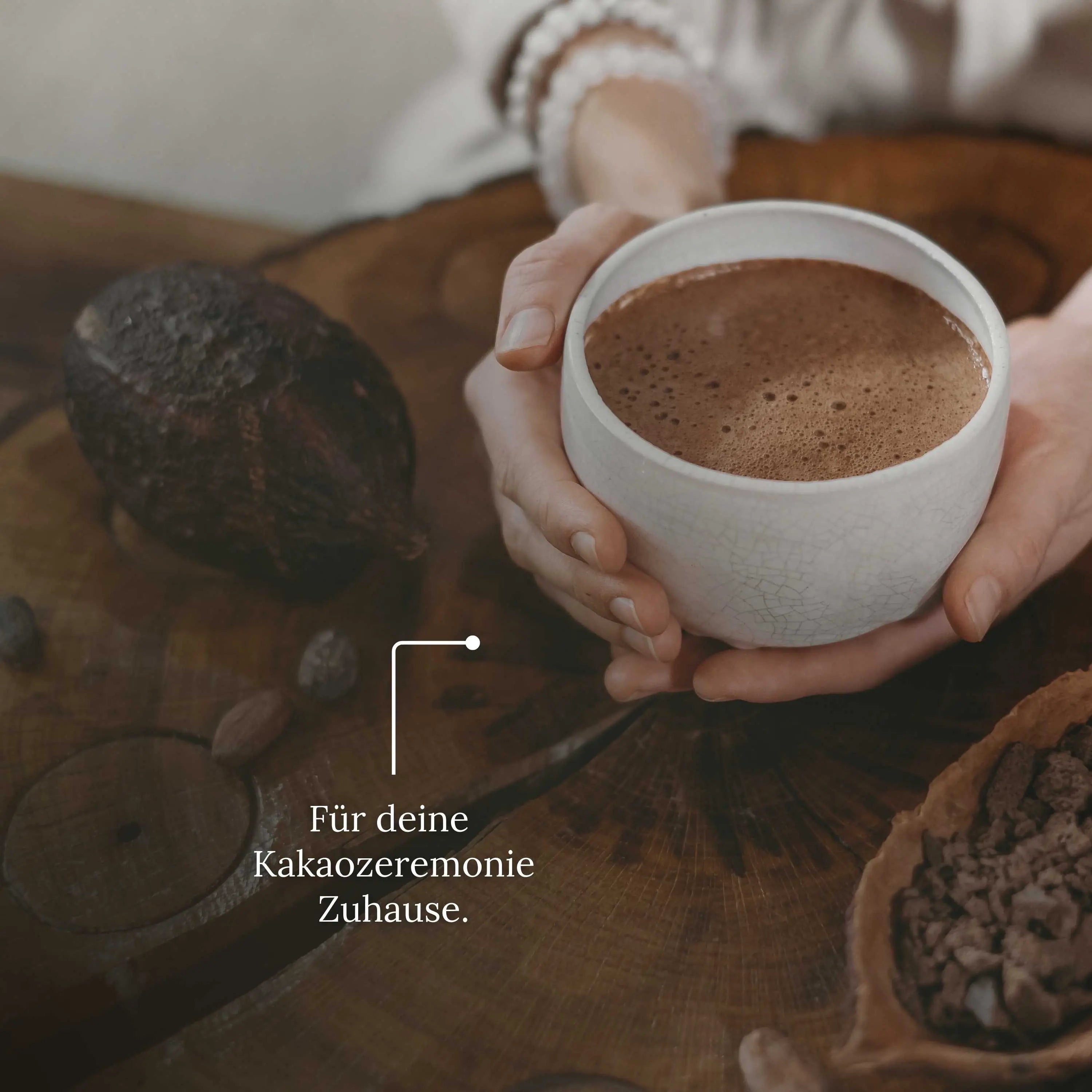 Rohkakao mit Vitalpilzen