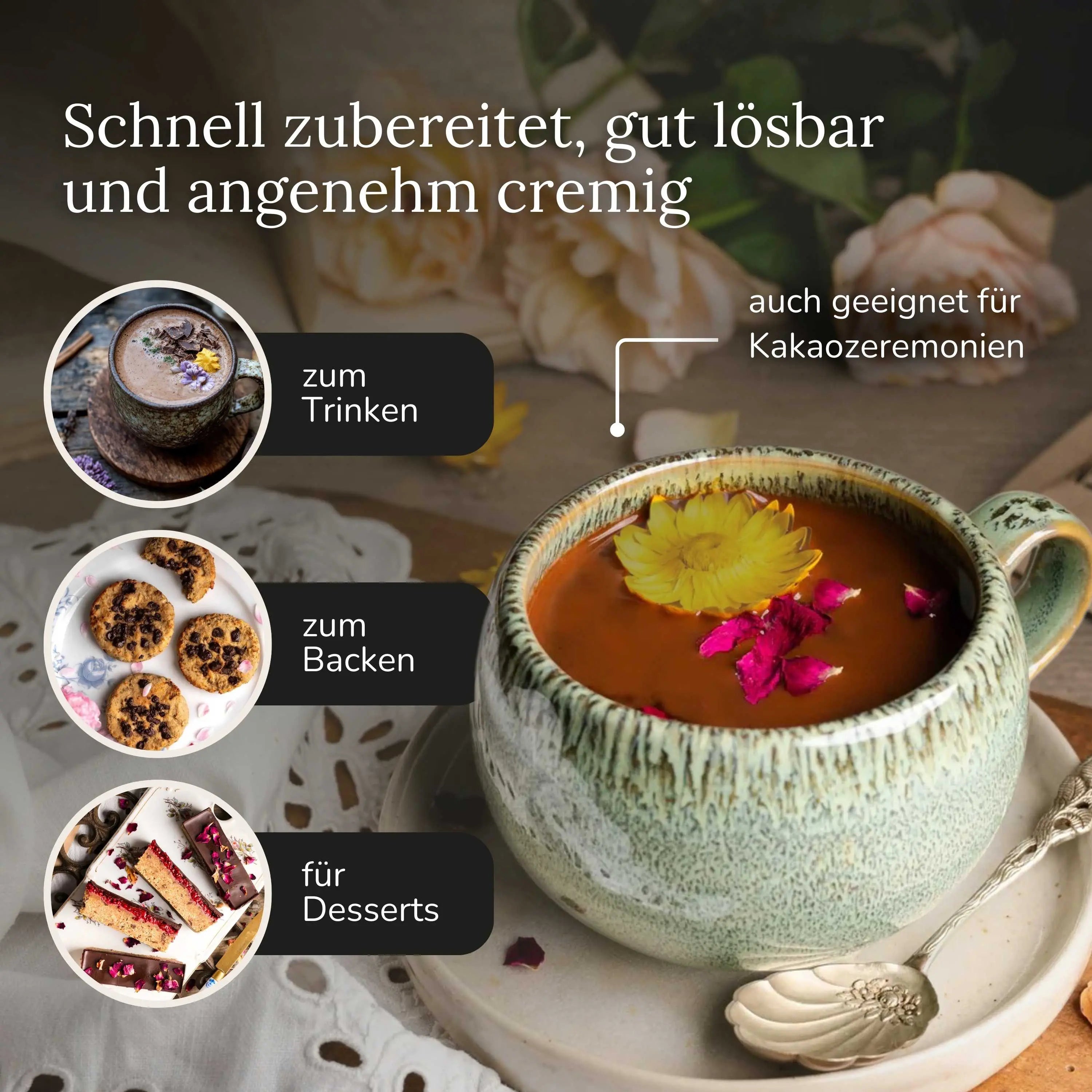 Rohkakao mit Vitalpilzen