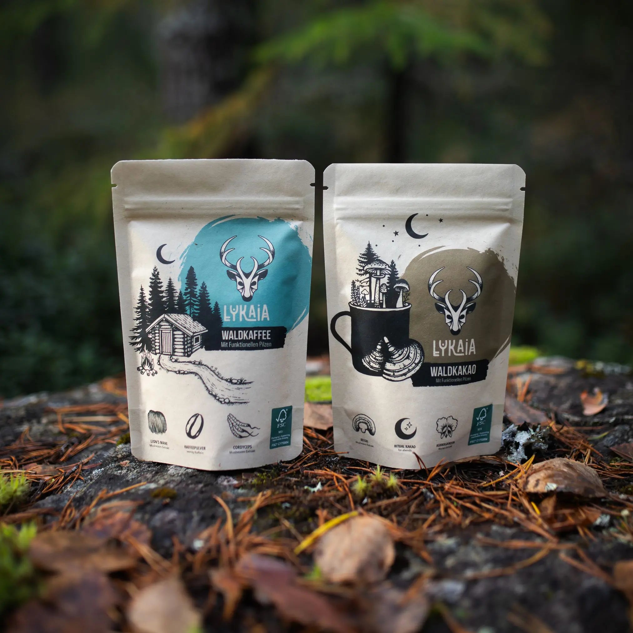 Mushroom Kaffee und Kakao Bundle