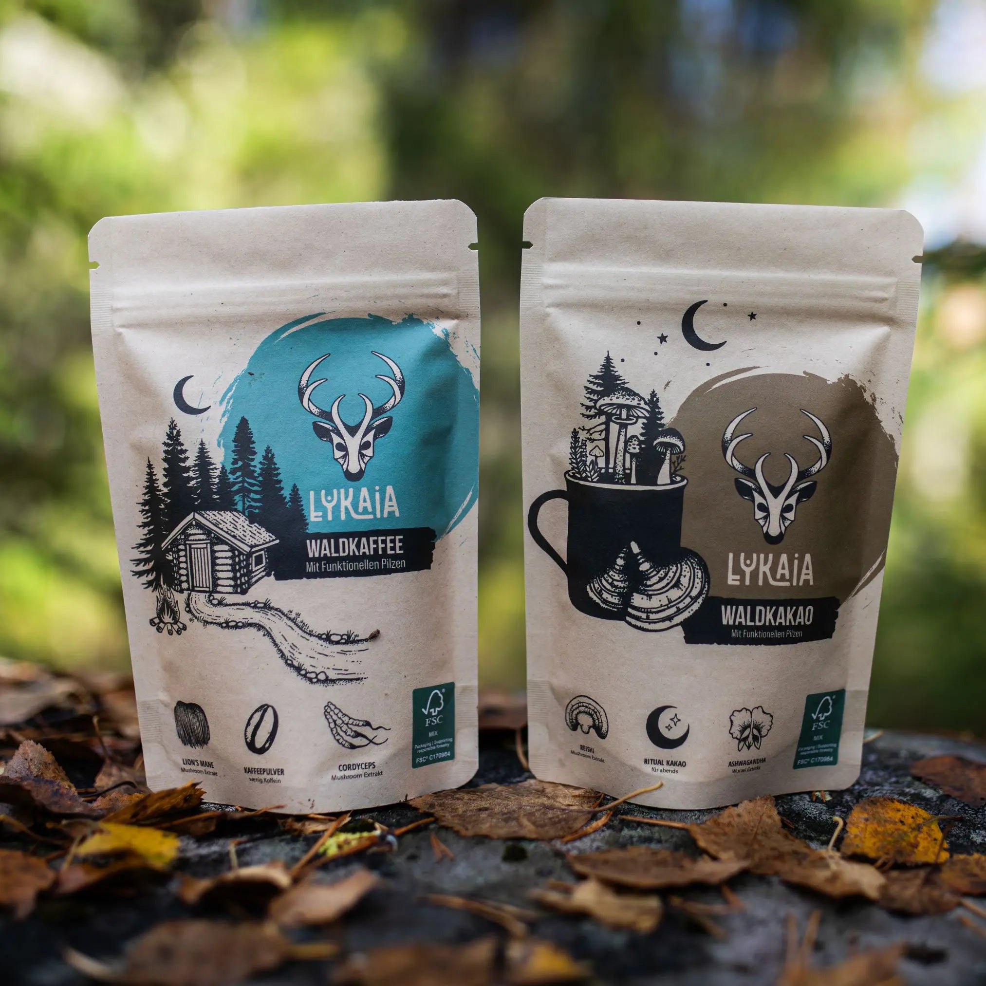 Mushroom Kaffee und Kakao Bundle