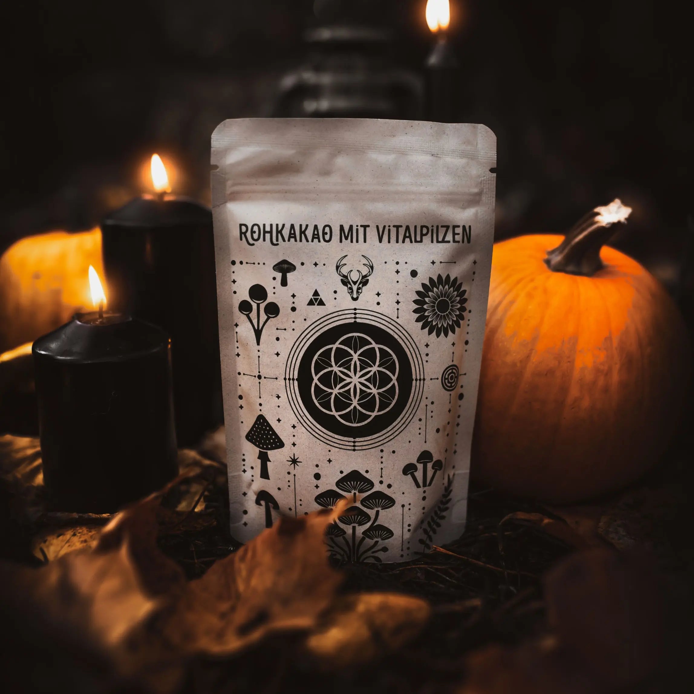 Rohkakao mit Vitalpilzen