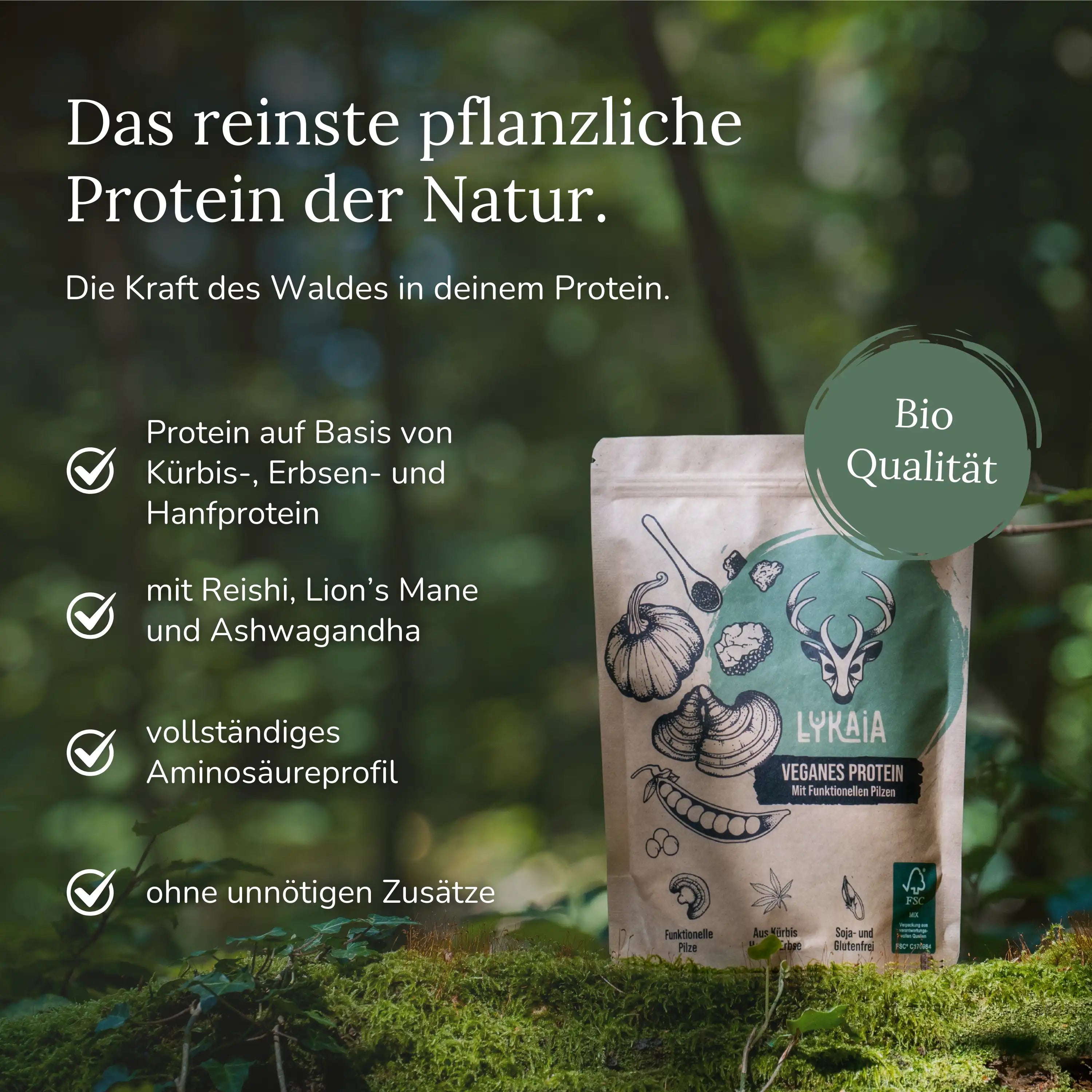 Veganes Mushroom Protein