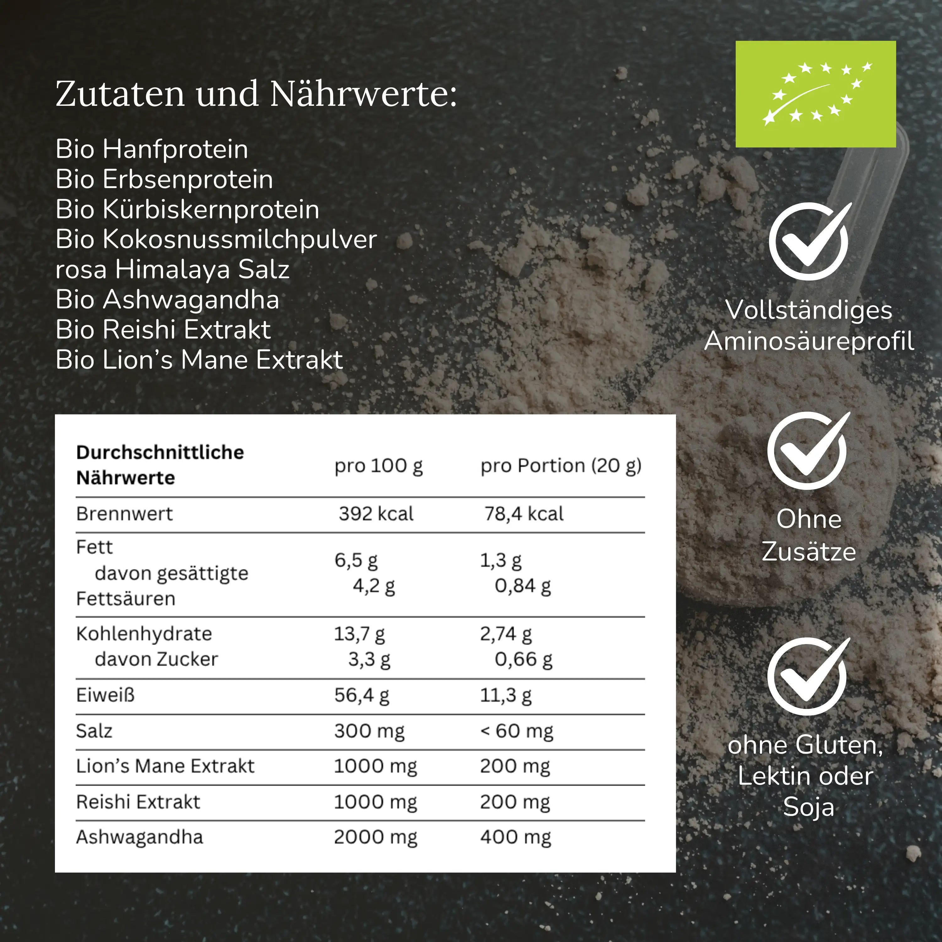 Veganes Mushroom Protein