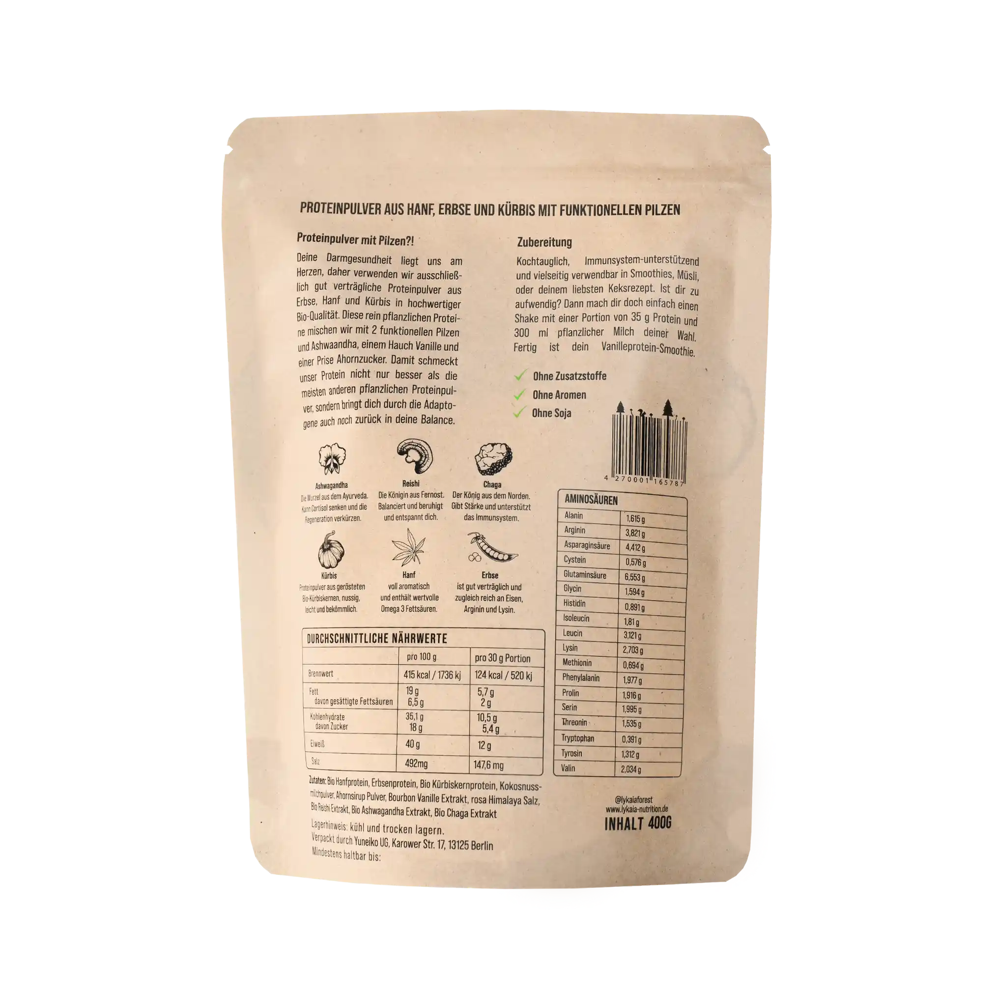 Veganes Mushroom Protein