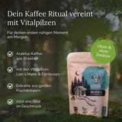 LYKAIA Waldkaffee: Arabica-Kaffee mit den Vitalpilzen Lion’s Mane und Cordyceps