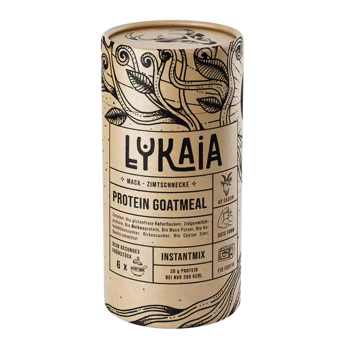 Lykaia Goatmeal Maca Zimtschnecke Dose